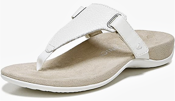 Comfortable white 2025 sandals for walking